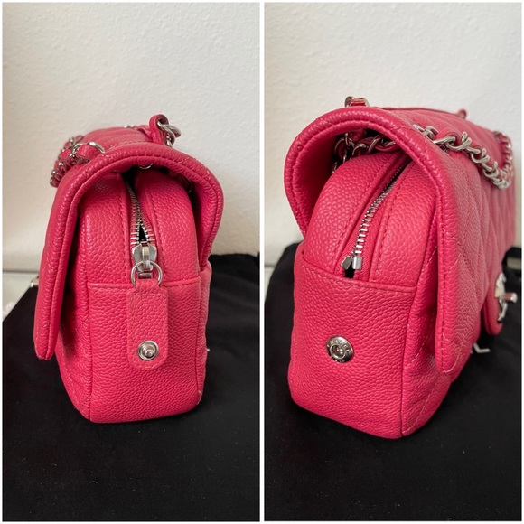 Chanel pink caviar small east flap - Picture 8 of 17
